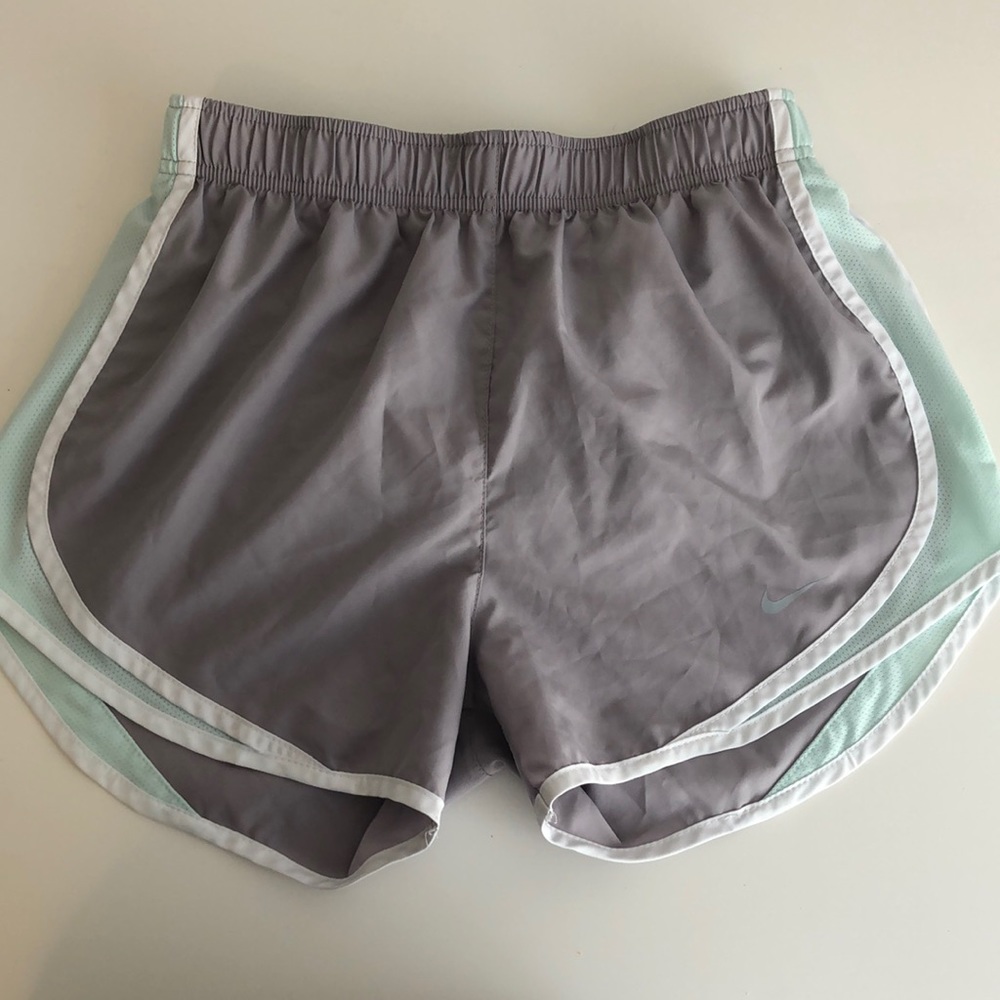 Nike grey and mint shorts size S